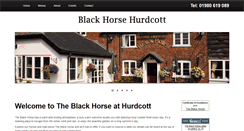 Desktop Screenshot of blackhorsehurdcott.com